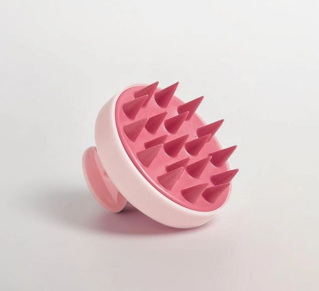 It is a scalp massager. This beauty tool promotes hair growth, reduces stress and tension and improves scalp health when using it in circulation motion regularly.