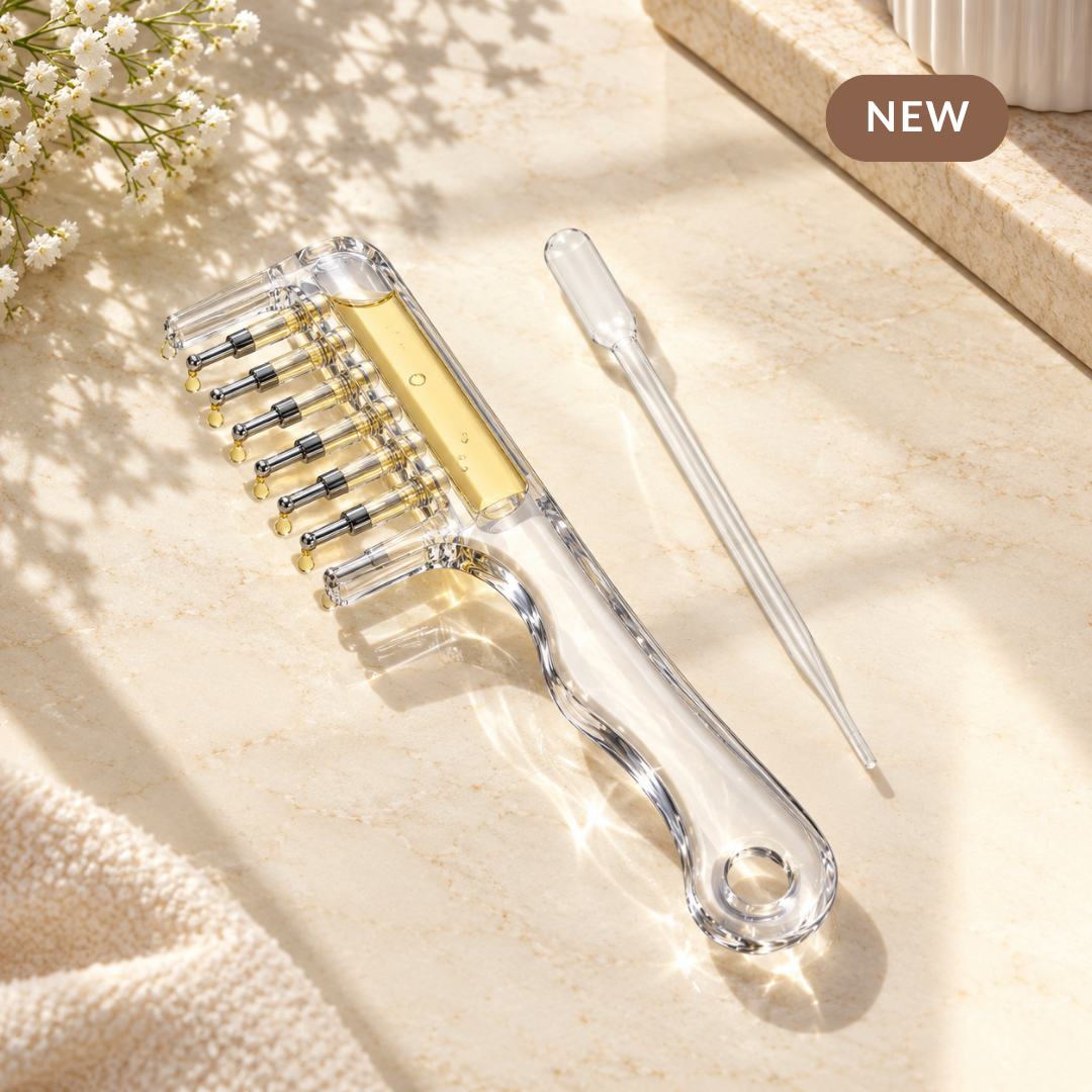 Crystal Hair Oil Applicator Comb