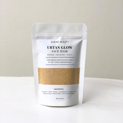 Auraé Beauty Ubtan Glow Face Mask for glowing and radiant skin