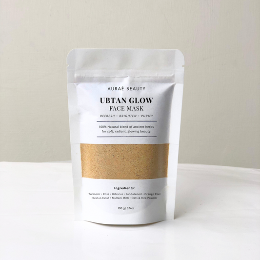 Auraé Beauty Ubtan Glow Face Mask for glowing and radiant skin