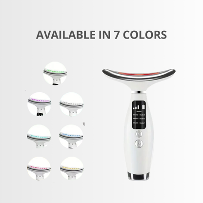 7 Color Face Lifting device with LED lights displaying available colors