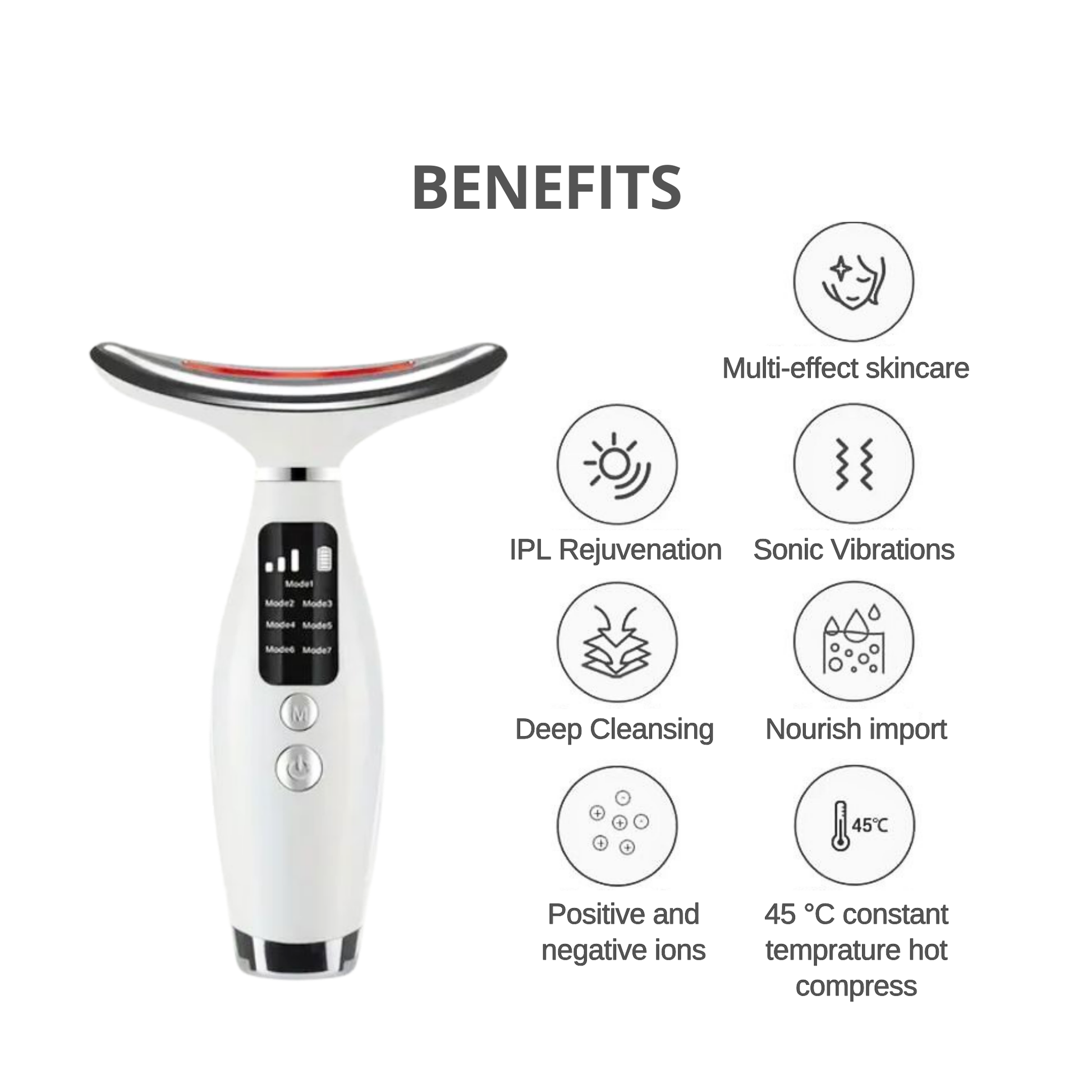 Benefits of electric neck lifting and skincare device