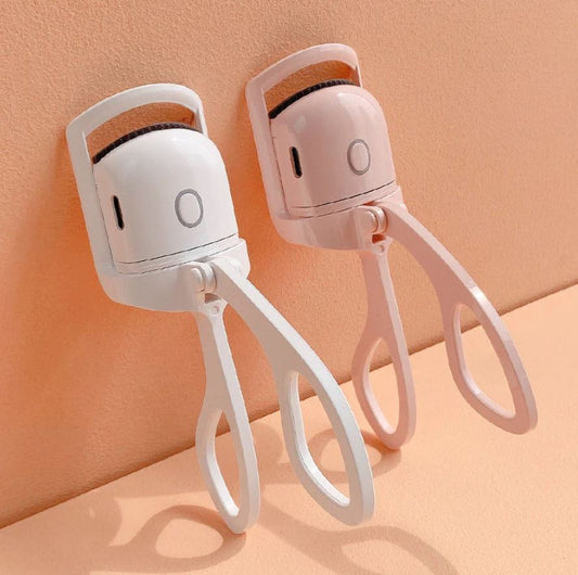 Heated eyelash curler for enhanced and pretty eyelashes without damaging them