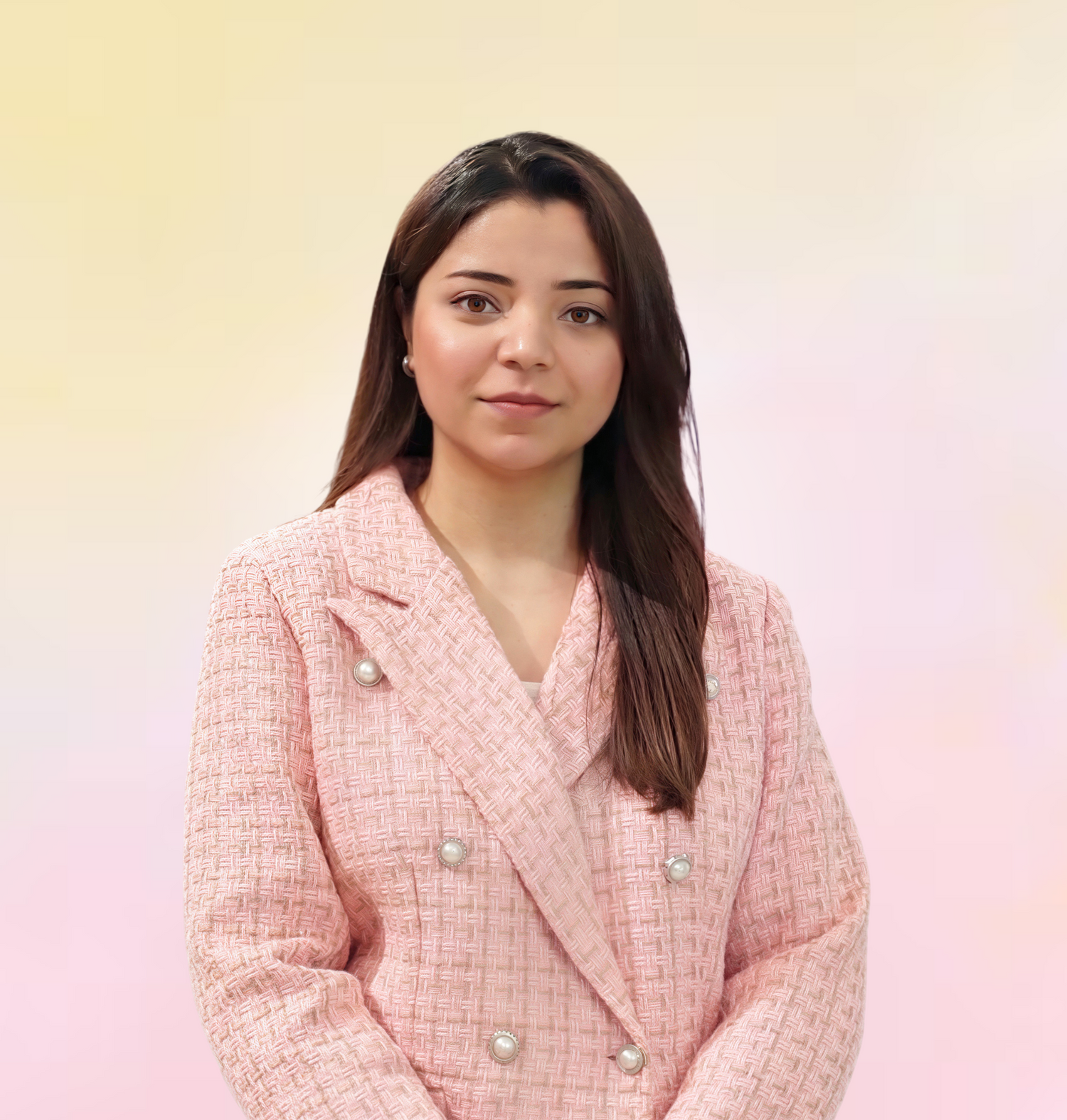 Portrait of the owner and founder of Auraé Beauty