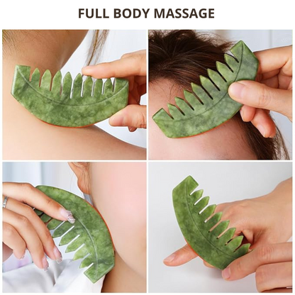Full body massage benefits of gua sha comb