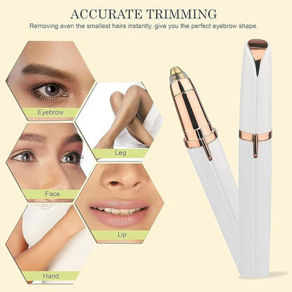 Body areas on which electric eyebrows trimmer can be used without any cut or irritation