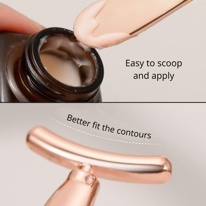 how to use metal facial massage tools