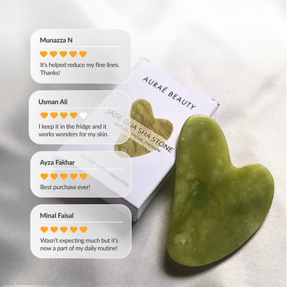 Customer reviews of pro jade gua sha stone by Auraé Beauty
