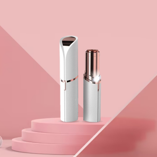 Rechargeable facial hair remover with a detachable cutter head. Best for facial, chin and forehead hair removal.