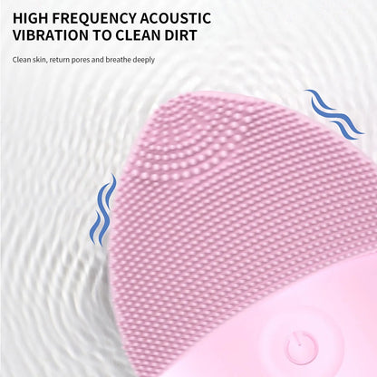 Close up image of Silicon Pore Cleansing Device 